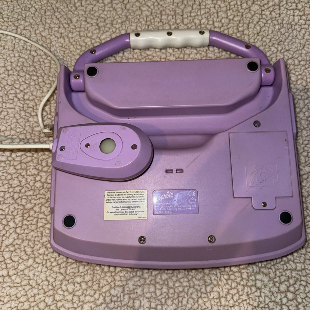 Barbie- 2000s B-Book Learning Laptop with Mouse - Picture 6 of 8